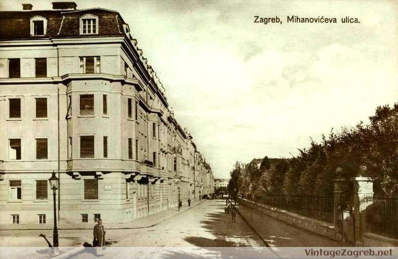 Mihanovićeva — oko 1890