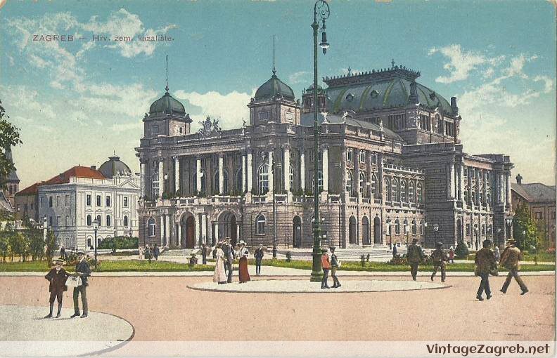 Hrvatsko narodno kazalište u Zagrebu — 1910
