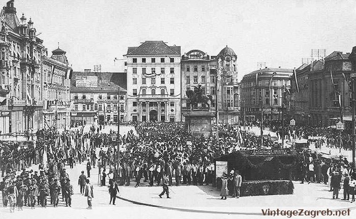 Trg bana Josipa Jelačića — 1925