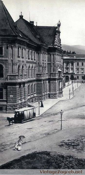 Sveučilišni trg - Frankopanska — 1891