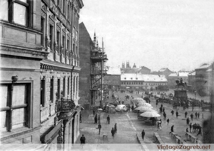Trg bana Josipa Jelačića — 1904
