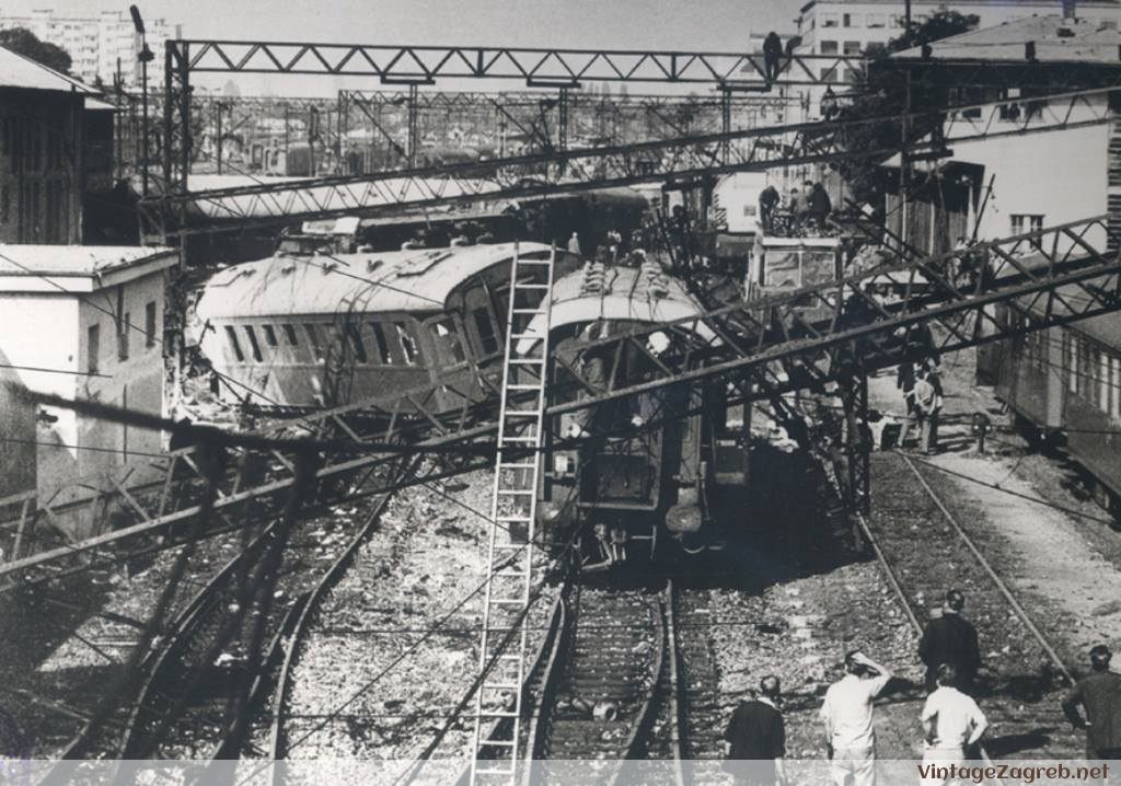 Željeznička nesreća na Glavnom kolodvoru — 30.8.1974.