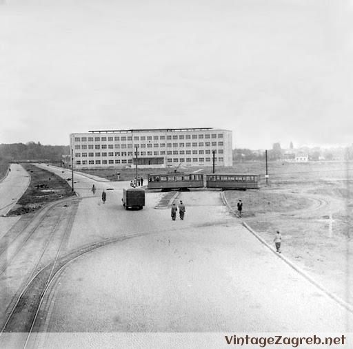 Okretište tramvaja Svetice — oko 1960