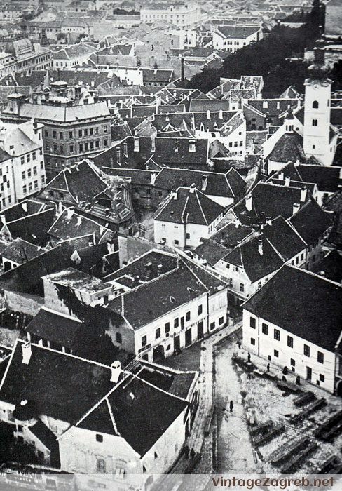 Pogled na Dolac — 1900