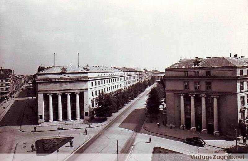 Trg Jože Vlahovića — oko 1948