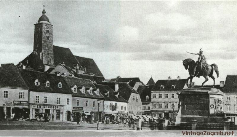 Trga bana Josipa Jelačića — 1880