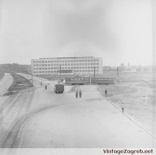 Okretište tramvaja Svetice — oko 1960