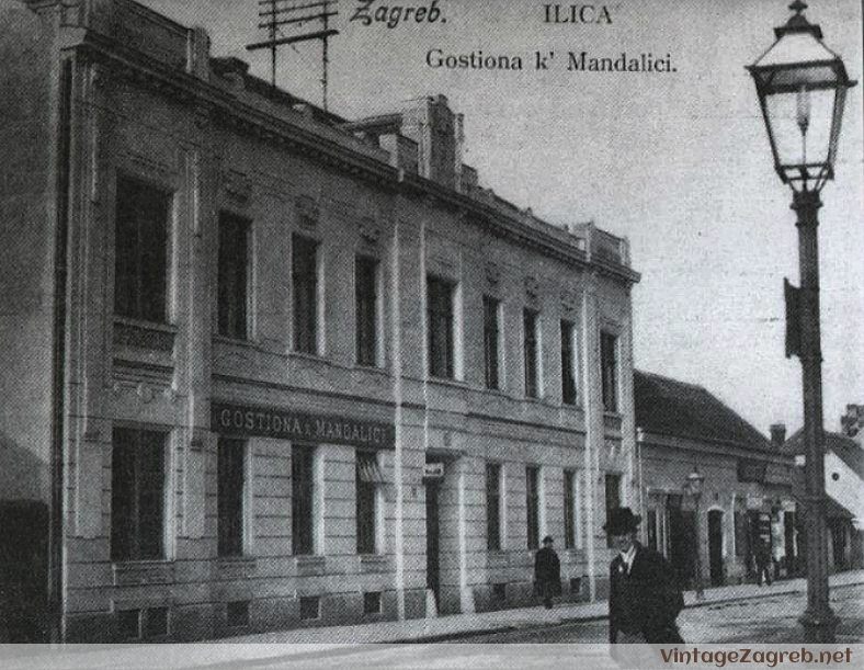 Gostiona k' Mandalici — oko 1900