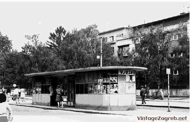 Tramvajsko stajalište na Gupčevoj zvijezdi — 1975