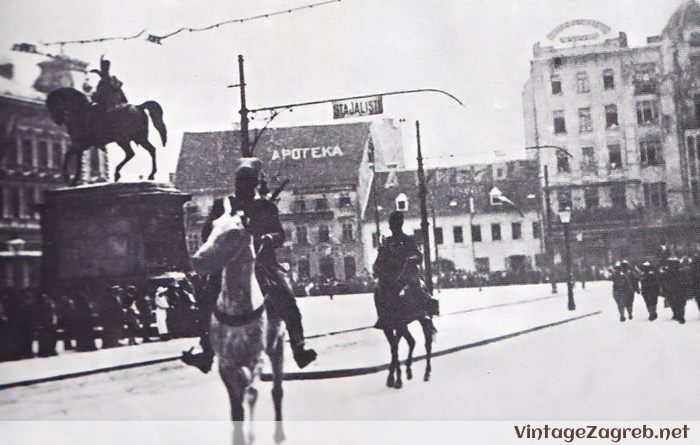 Trg bana Josipa Jelačića — 1918