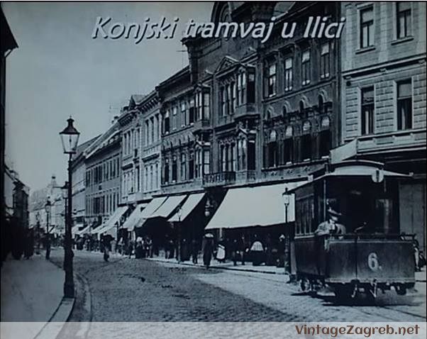 Konjski tramvaj u Ilici — 1906
