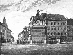 Jelačićev trg i Ilica — 1884