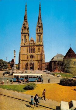 Kaptol i katedrala — oko 1970