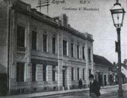 Gostiona k' Mandalici — oko 1900